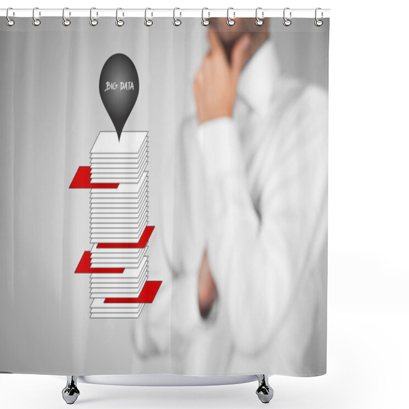 Personality  Big Data Analytics Shower Curtains