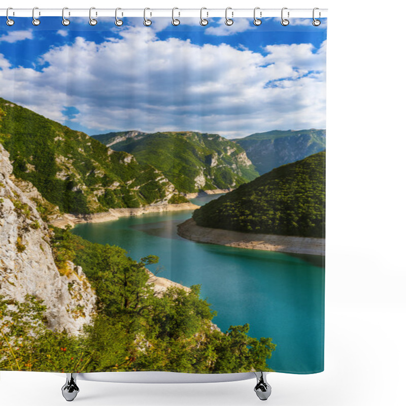 Personality  Piva Canyon - Montenegro Shower Curtains