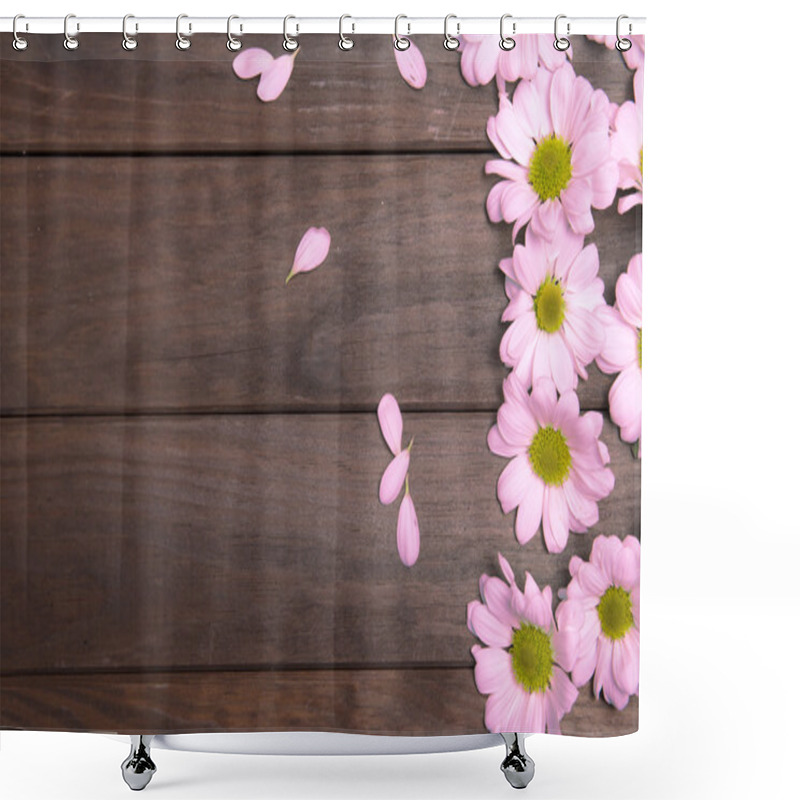 Personality  Beautiful Fresh Flowers Shower Curtains