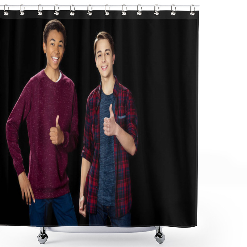 Personality  Thumbs Up Shower Curtains