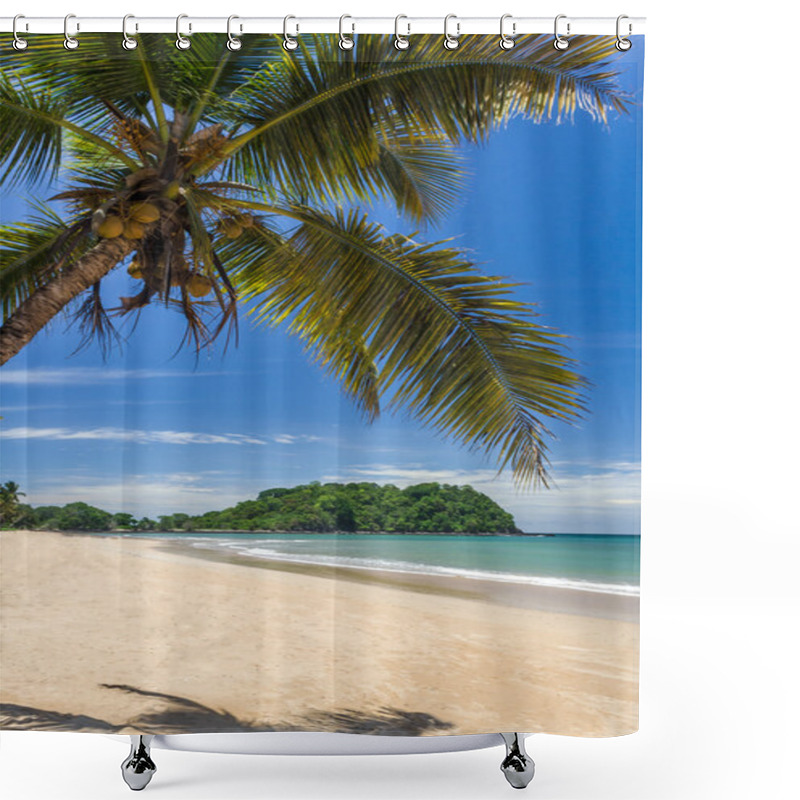 Personality  Tropical Beach Landscape Shower Curtains