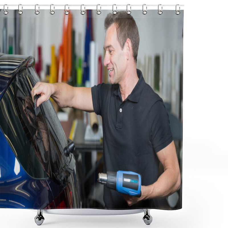 Personality  Car Wrapper Tinting Vehicle Window With Foil Shower Curtains