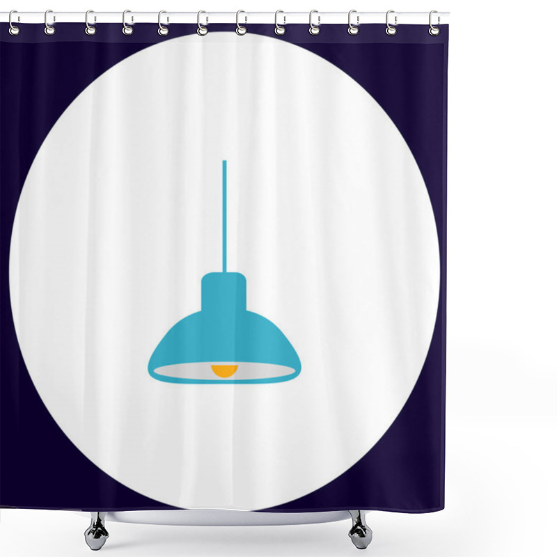 Personality  Illumination Computer Symbol Shower Curtains