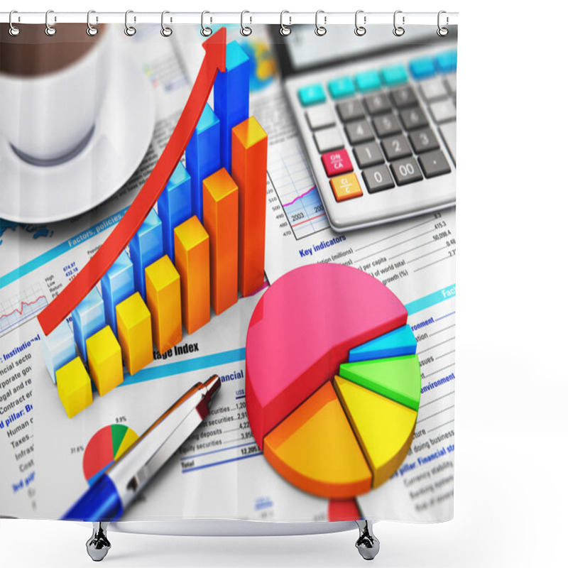 Personality  Business, Finance And Accounting Concept Shower Curtains