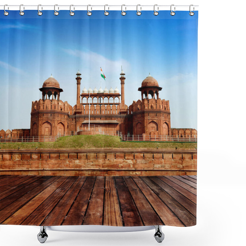 Personality  India, Delhi, The Red Fort Shower Curtains