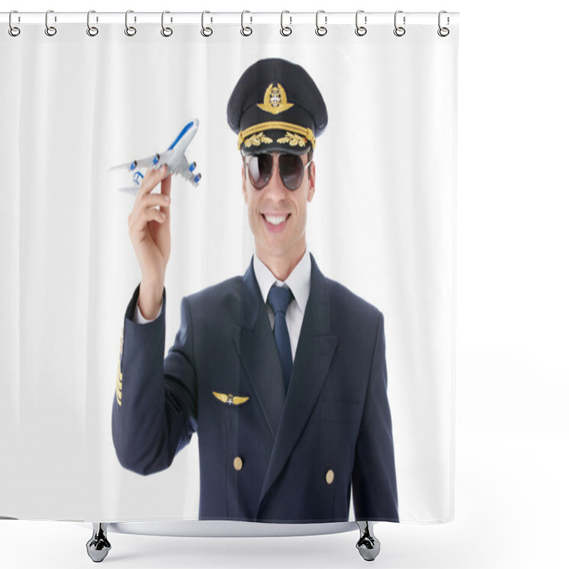 Personality  Airman Shower Curtains