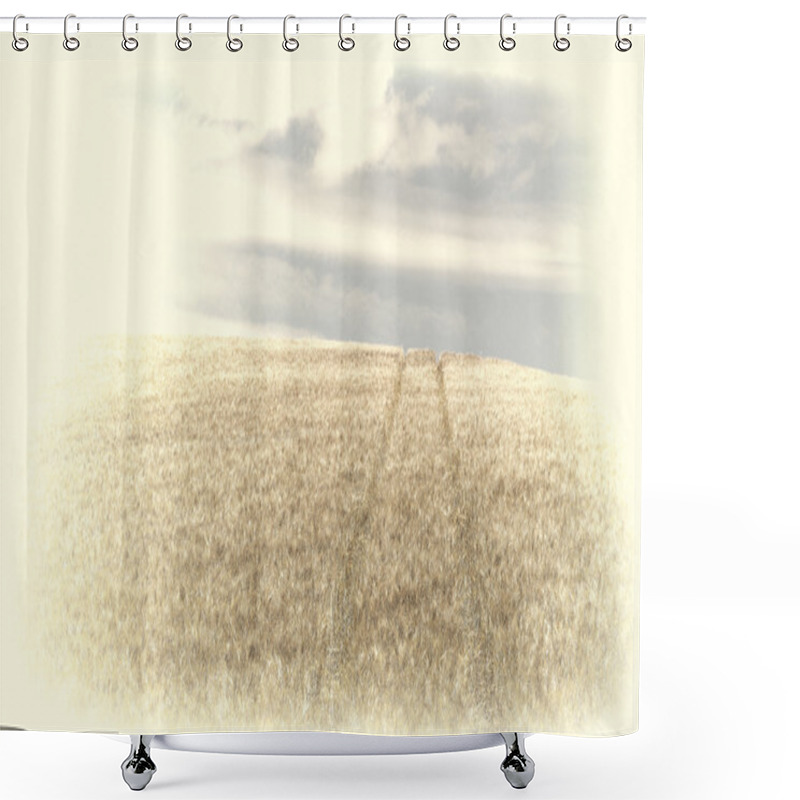 Personality  Wheat Fields Shower Curtains