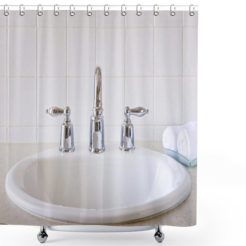 Personality  Bathroom Sink Shower Curtains