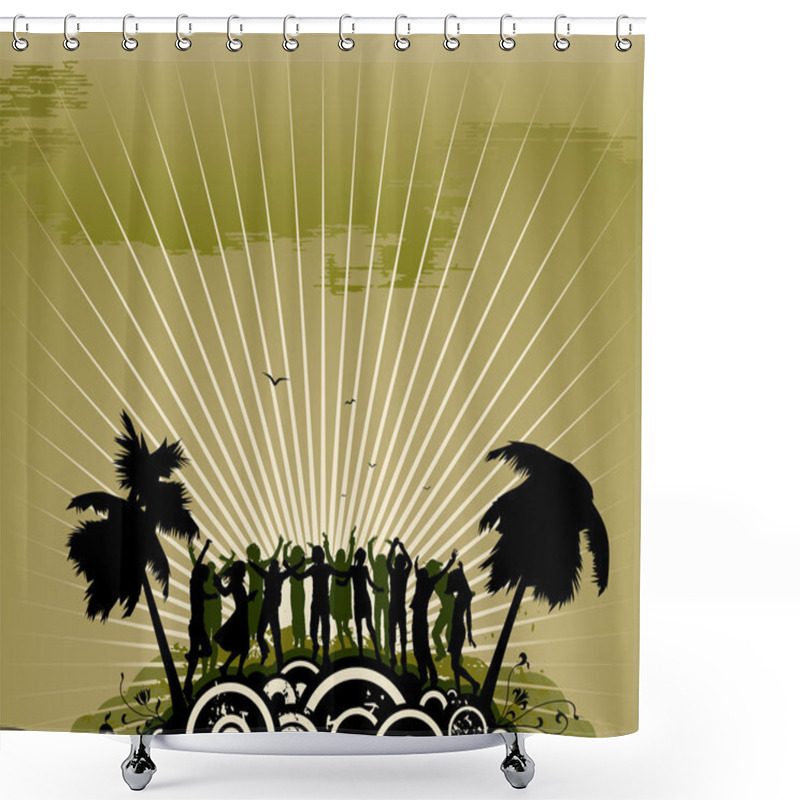 Personality  Party Dancers Shower Curtains