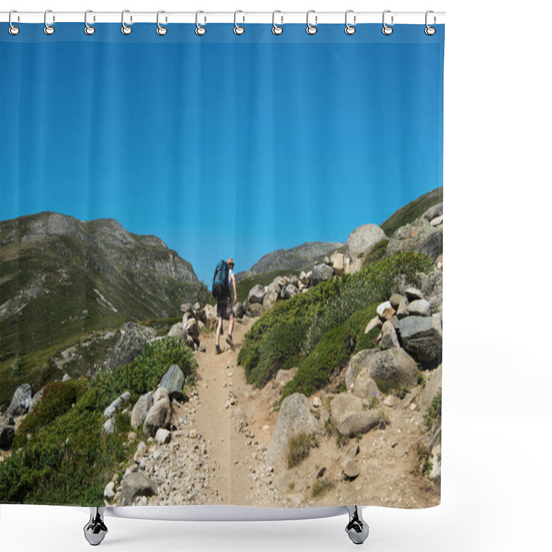 Personality  Hiking Shower Curtains