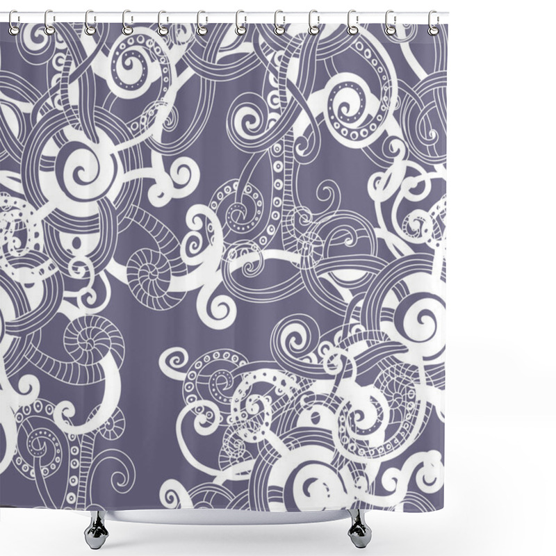 Personality  Abstract Fantasy Seamless Pattern Shower Curtains