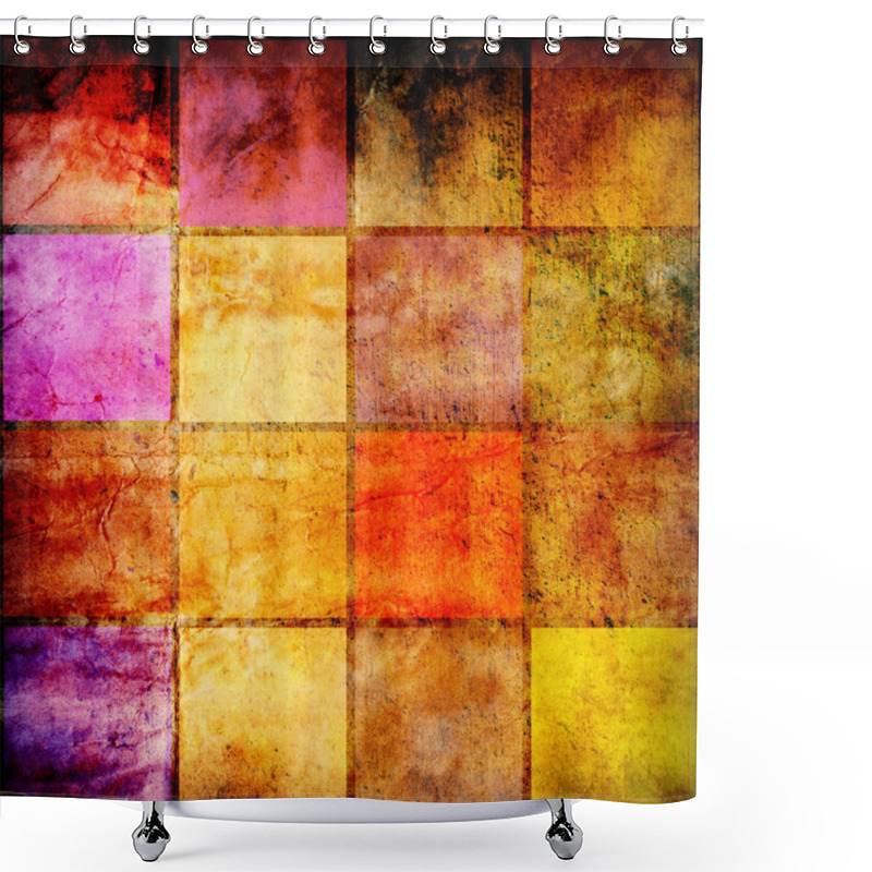 Personality  Abstract Background Shower Curtains