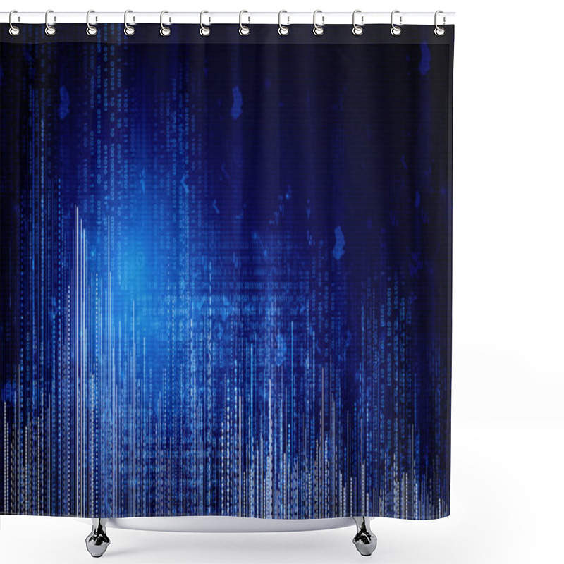 Personality  Business Virtual Panel Shower Curtains