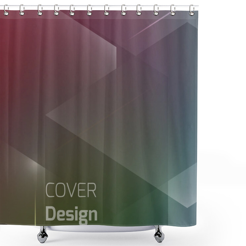 Personality  Vector Abstract Background Shower Curtains