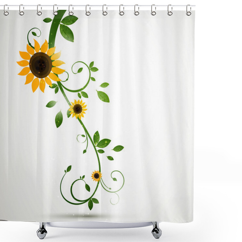 Personality  Floral Design Shower Curtains