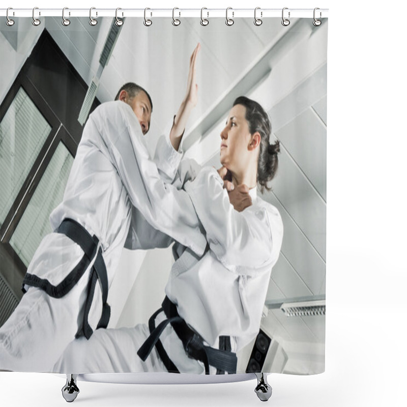 Personality  Martial Arts Fighters Shower Curtains