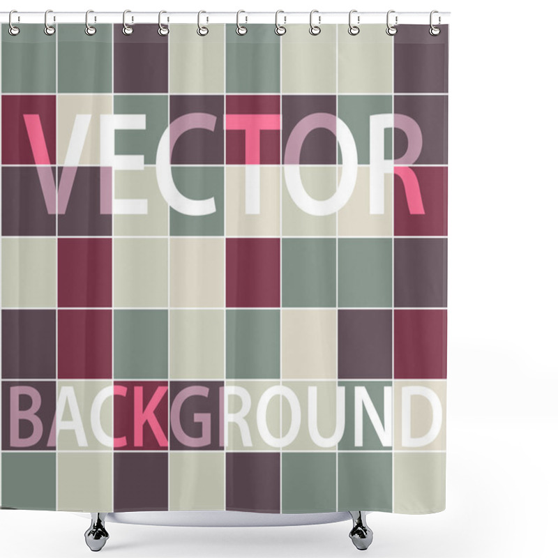 Personality  Abstract Background Shower Curtains