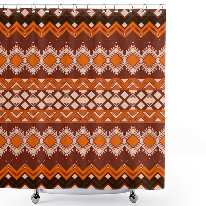 Personality  Seamless Aztec Pattern Shower Curtains