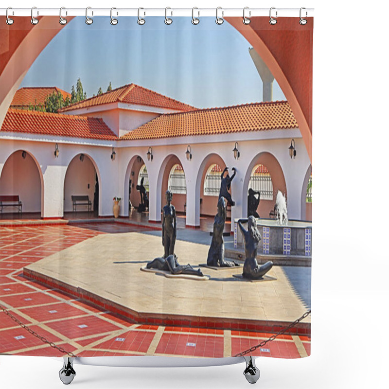 Personality  Inside Yard Of Ralli Museum For Classical Art, Caesarea, Israel. Ralli Museums Own The Most Important Collection In The World Of Contemporary Latin-American Art By Living Artists Shower Curtains