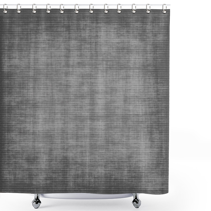 Personality  Background In The Form Of A Grid Shower Curtains