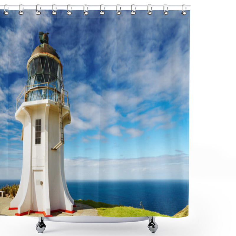 Personality  Cape Reinga Lighthouse, New Zealand Shower Curtains