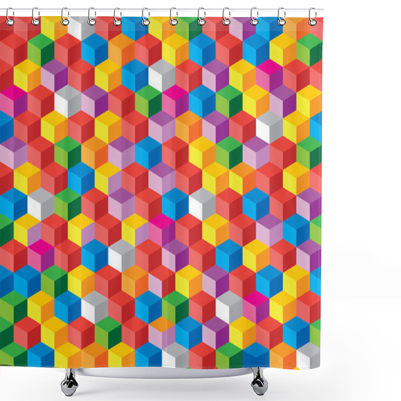 Personality  Abstract Background Shower Curtains