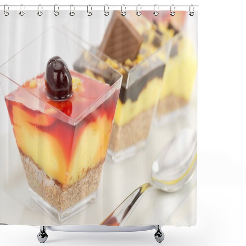 Personality  Desserts Shower Curtains