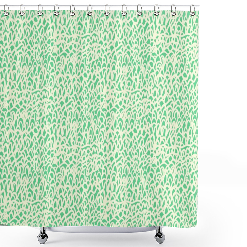 Personality  Simple, Scribble Pattern With Random Lines Shower Curtains