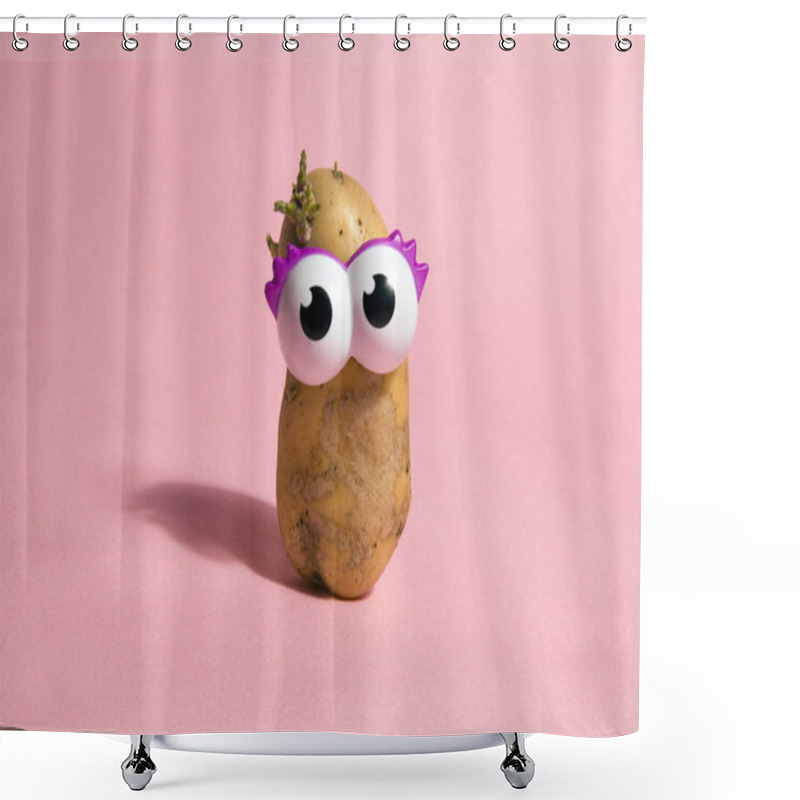 Personality  Mrs And Mister Patato Shower Curtains