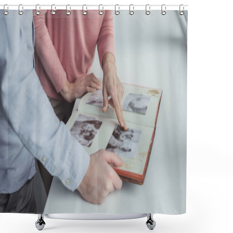 Personality  Photo Album Shower Curtains