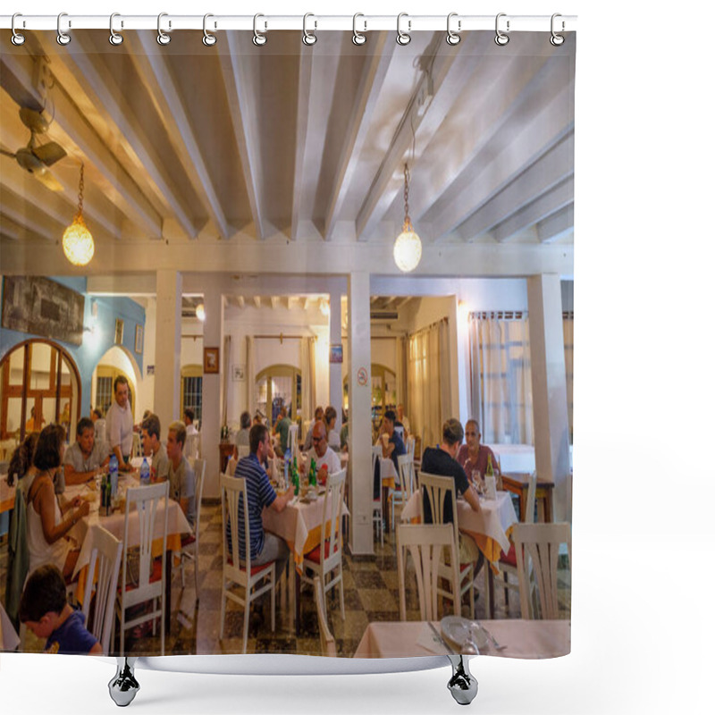 Personality  Fonda Pepe, Sant Ferran, Formentera, Balearic Islands, Spain Shower Curtains