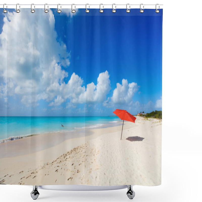 Personality  Idyllic Beach At Caribbean Shower Curtains