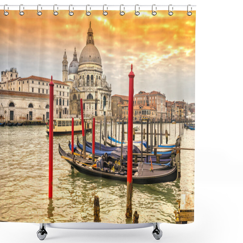 Personality  Grand Canal And Basilica Santa Maria Della Salute, Venice, Italy Shower Curtains