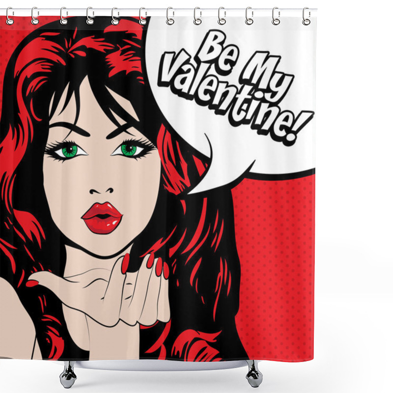 Personality  Woman - Be My Valentine! Shower Curtains