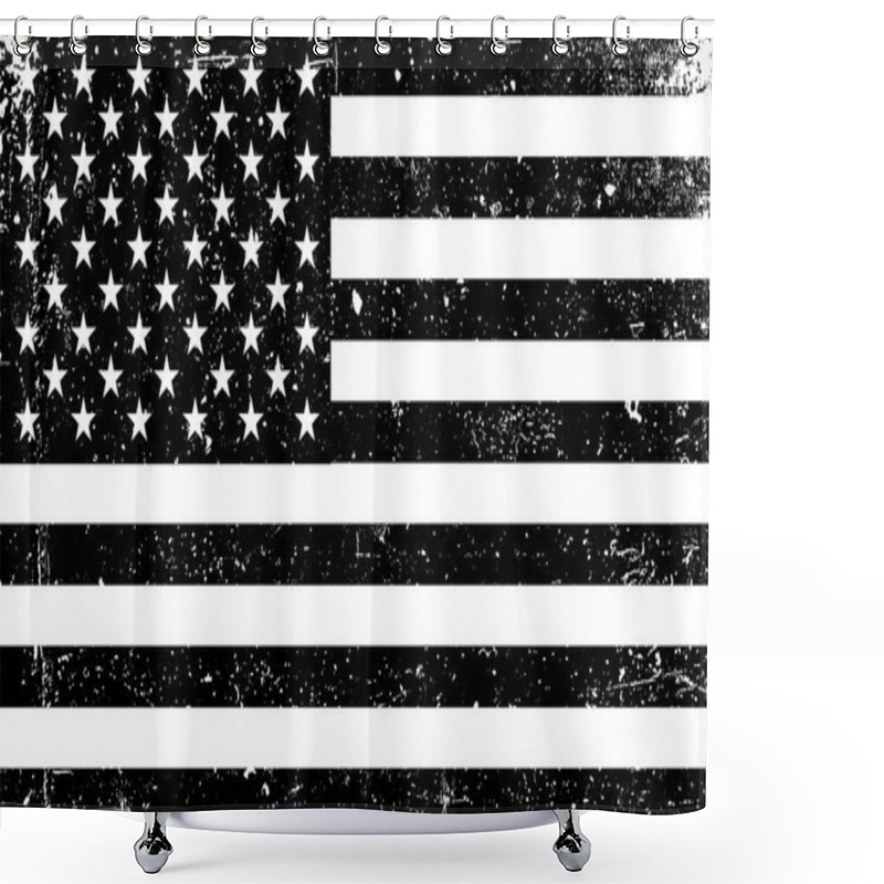 Personality  United States Of America Flag Shower Curtains