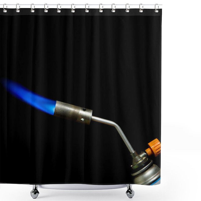 Personality  Flame Of A Gas Burner Shower Curtains