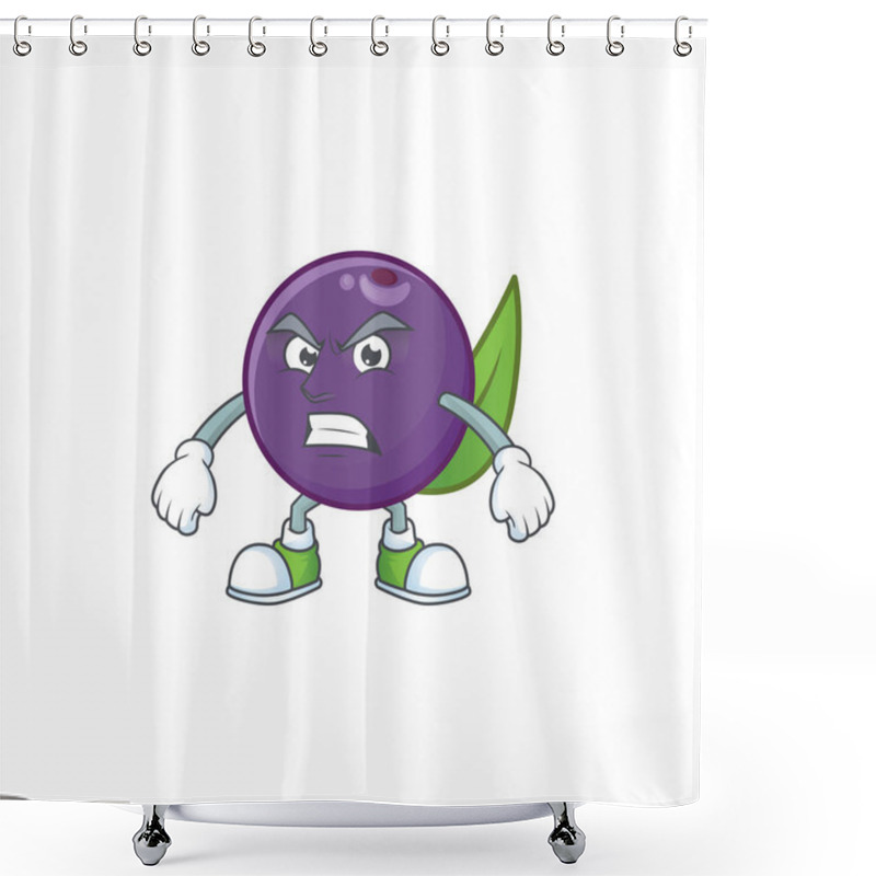 Personality  Scream Acai Berries Cartoon Character For Health Shower Curtains