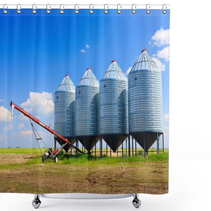 Personality  Grain Silos Shower Curtains