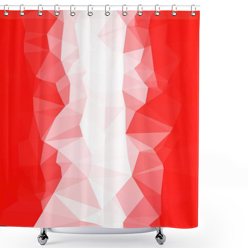 Personality  Abstract Geometric Background Shower Curtains