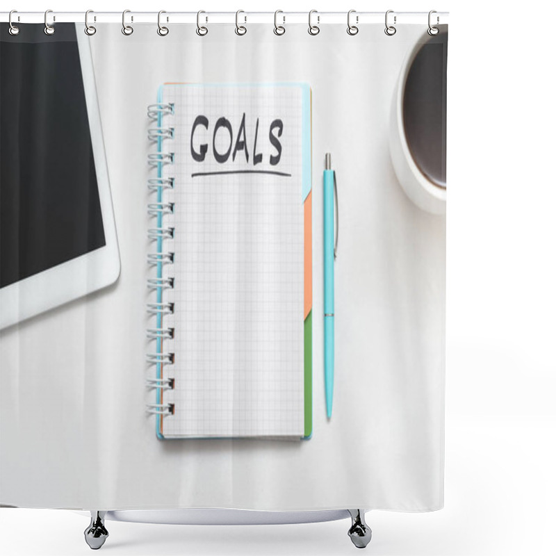 Personality  Career Aspiration Goals Achievements Think Notepad Shower Curtains