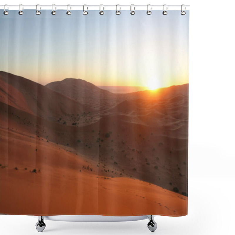 Personality  Sunrise Desert Shower Curtains