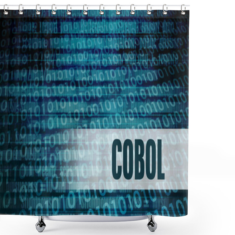 Personality  Cobol Concept Art Shower Curtains