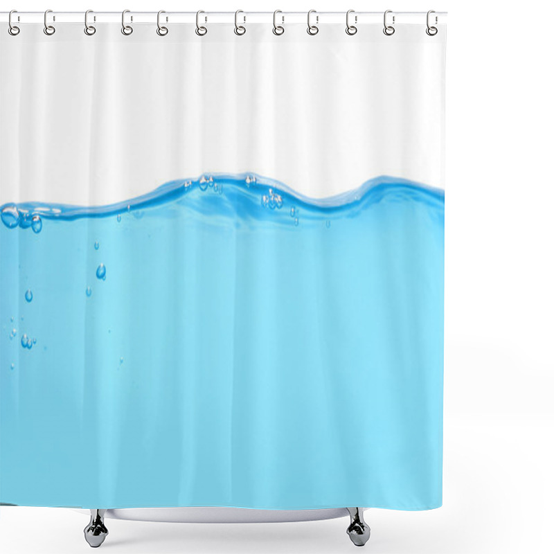 Personality  Front View Of Water Level Isolated Shower Curtains