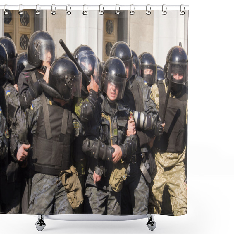 Personality  Disturbances Near Verkhovna Rada Shower Curtains