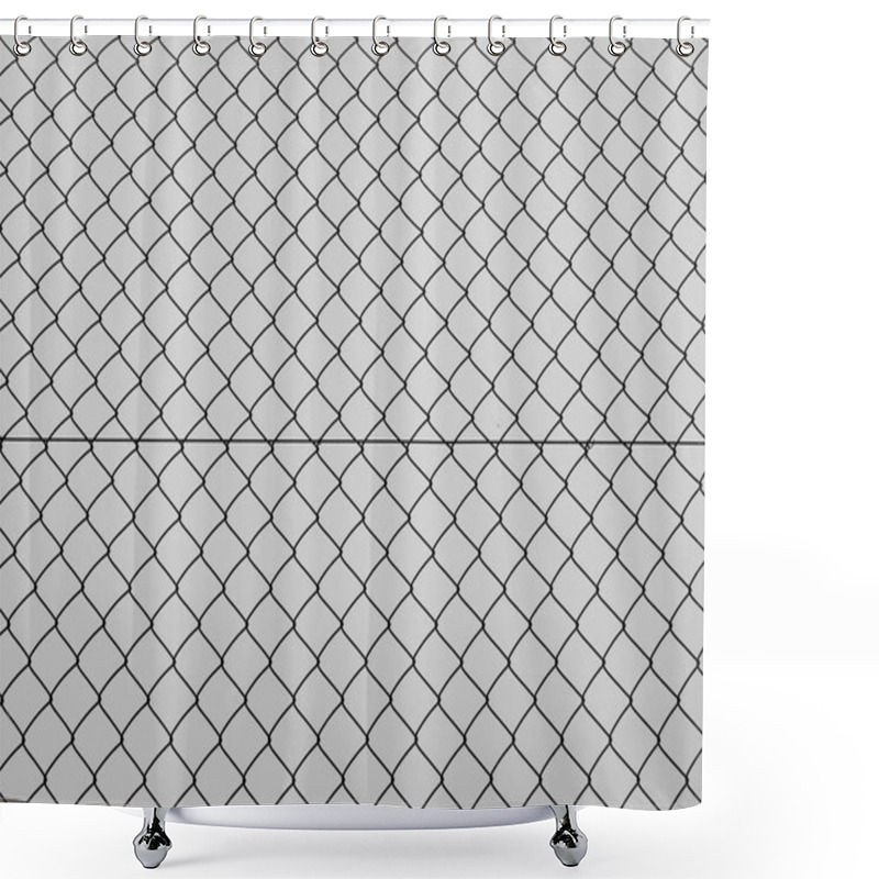 Personality  Chain Link Background Shower Curtains