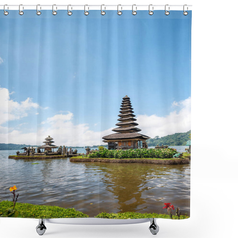 Personality  Pura Ulun Danu Bratan Temple In Bali Shower Curtains