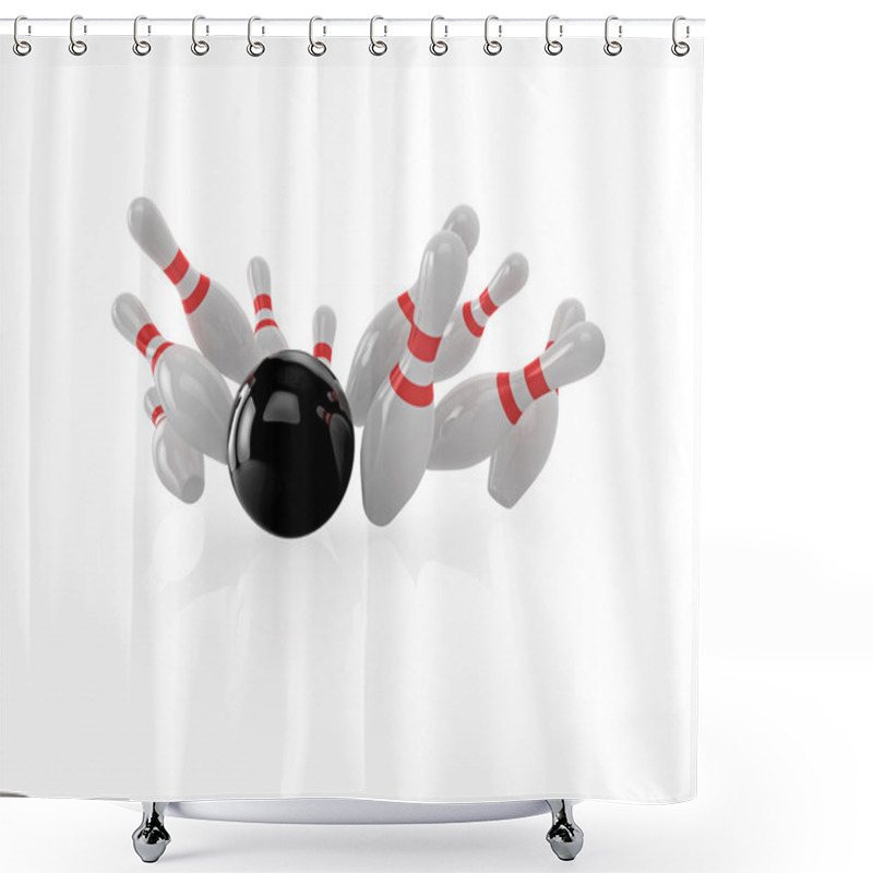 Personality  Strike Shower Curtains