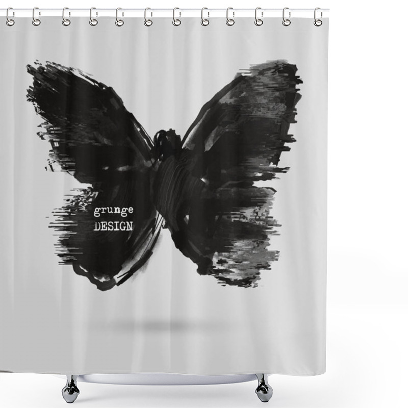 Personality  Rorschach Test Illustration. Shower Curtains