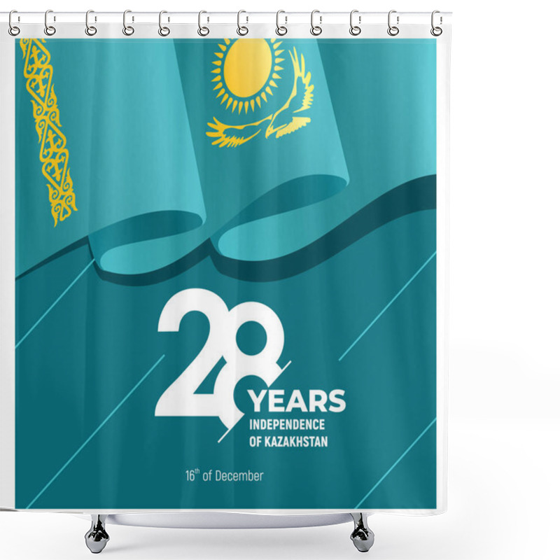 Personality  Kazakhstan, Independence Day, National Holyday Shower Curtains