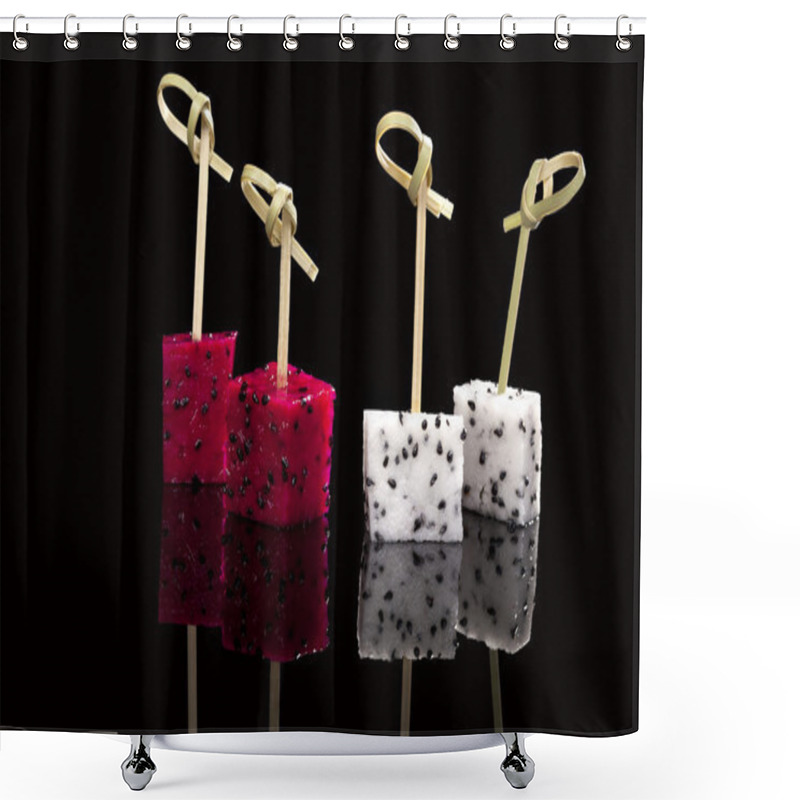 Personality  Dragon Fruit. Shower Curtains